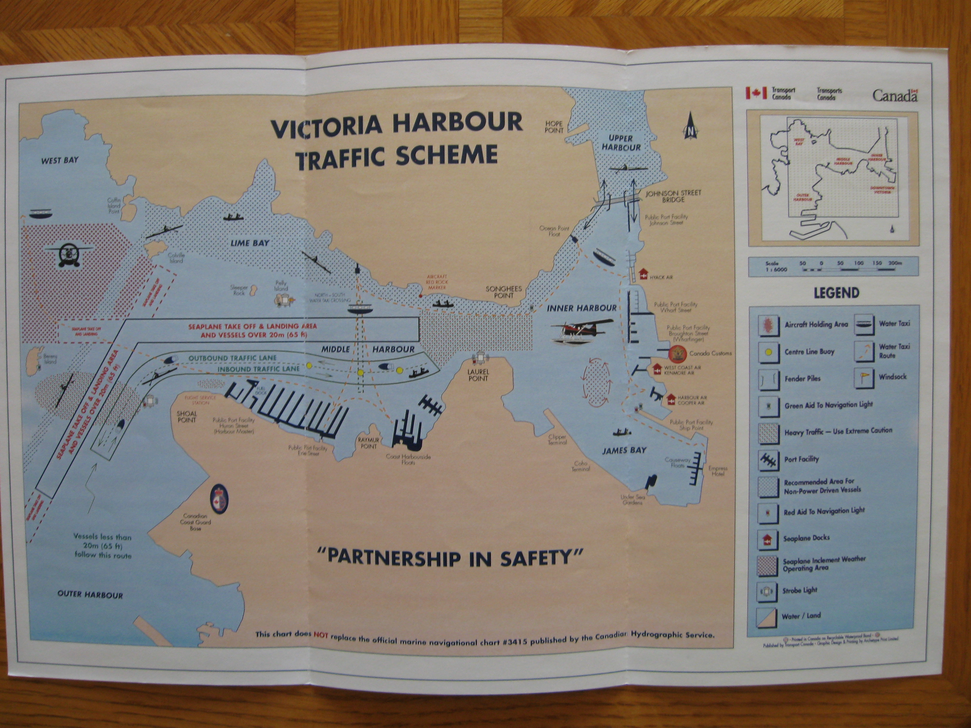 Victoria Harbour Traffic Scheme May 2000